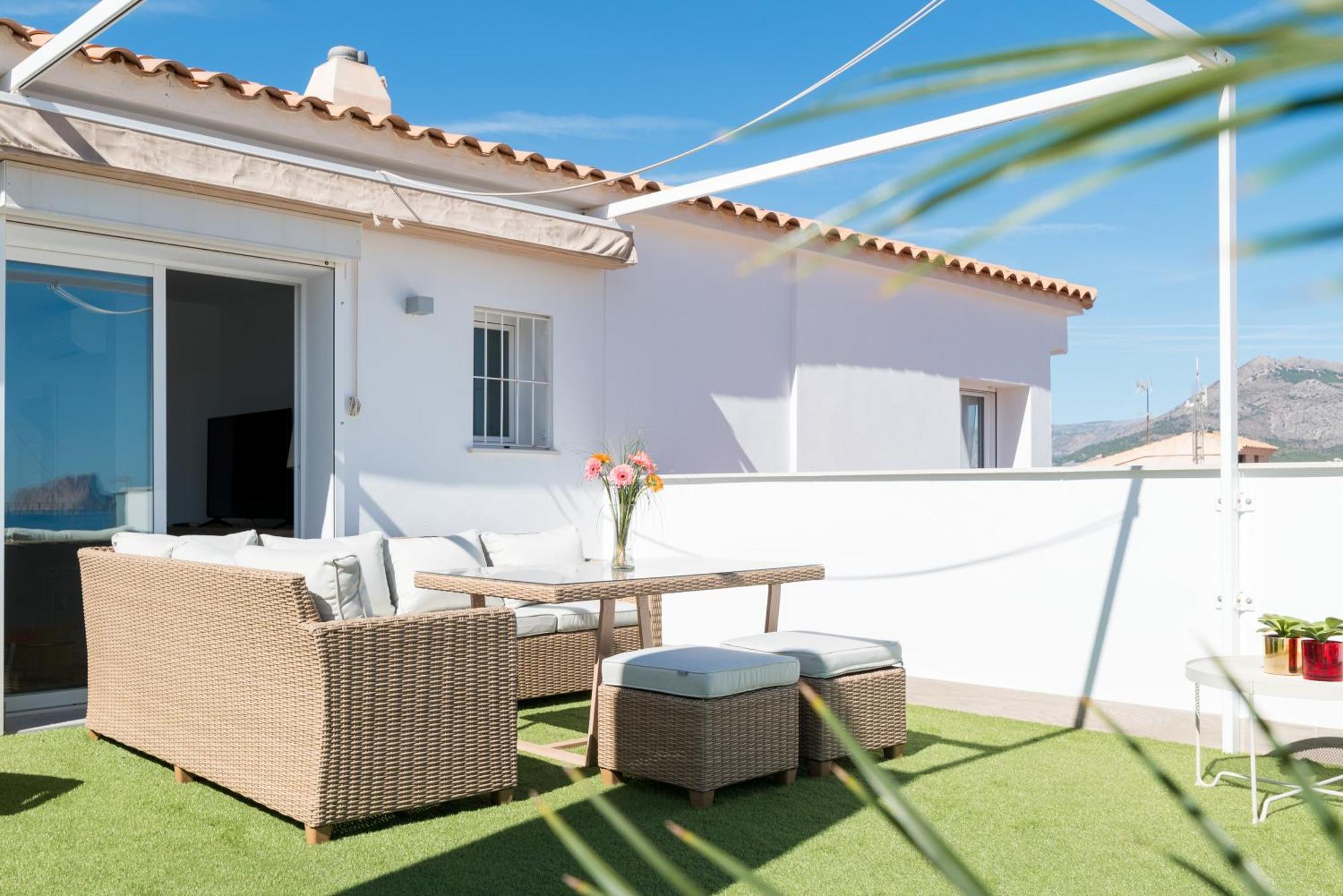 Atico Vistas Al Mar, Terraza, Piscina Y Parking By Vero Алтеа Екстериор снимка